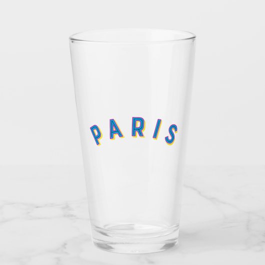 Paris, Frankreich, Vintag Arch Glas (Vorderseite)