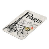 Paris, Frankreich - Vintag Magnet (Linke Seite)