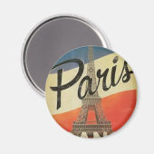 Paris - Frankreich Vintag Magnet (Vorderseite/Rückseite)
