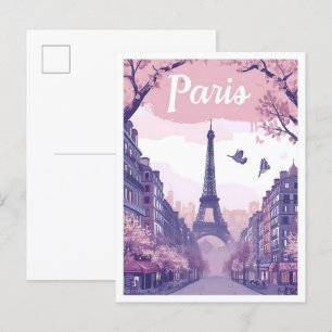 Paris - Frankreich Vintage Kunstreise Postkarte