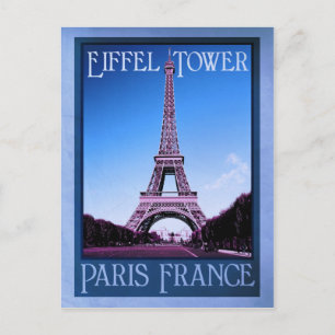 Paris Frankreich Vintage-Look Postkarte