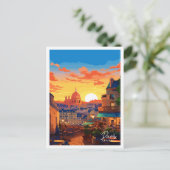 Paris-Frankreich-Vintage Postkarte (Stehend Vorderseite)