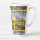 Paris Frankreich Vintage Reise Milchtasse (Rechts)