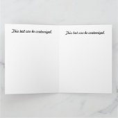 Paris Frankreich Vintage Reisen Faltkarte Karte (Innenseite)