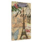 Paris Frankreich Vintage Reisen Kunstvoll wandern Klemmbrett (Rechts)