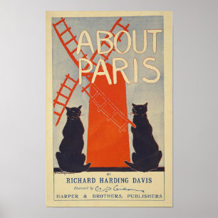 Paris Frankreich Vintage-Reiseposter Poster