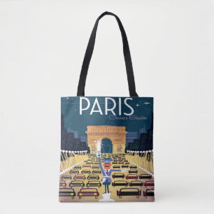 Paris Frankreich Vintage-Reisetasche Tasche