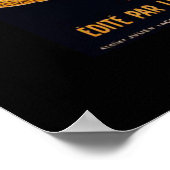 Paris, Frankreich Vintage Travel Art Poster (Ecke)