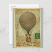 Paris Frankreich Vintage Travel Postcard Postkarte (Vorne/Hinten)