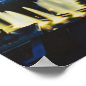 Paris, Frankreich Vintage Travel Poster 1970ca (Ecke)