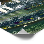 Paris Frankreich Weltmesse 1889 - Vintage Travel Poster (Ecke)