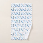 Paris französischer Watercolor kritzelt Tuch-Set Badhandtuch Set (Handtuch)