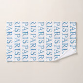 Paris französischer Watercolor kritzelt Tuch-Set Badhandtuch Set (Handtuch)