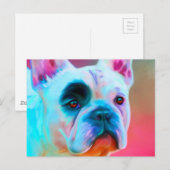 Paris French Bulldog Postkarte (Vorne/Hinten)