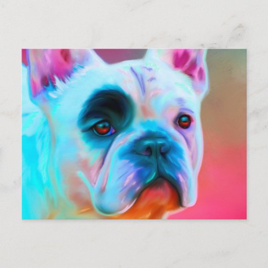 Paris French Bulldog Postkarte (Vorderseite)
