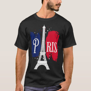 Paris French Eiffel Tower European France Paris at T-Shirt