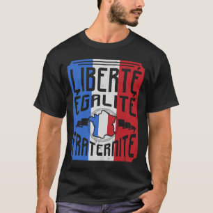 Paris French Eiffel Tower Francois Football T-Shirt