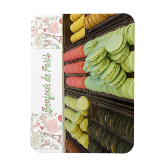 Paris French Macaron Magnet (Vertikal)
