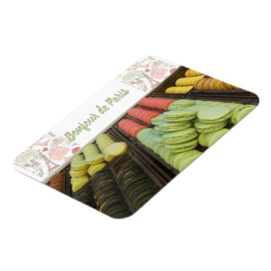 Paris French Macaron Magnet (Linke Seite)