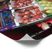 Paris Fruchtmarkt Print Poster (Ecke)