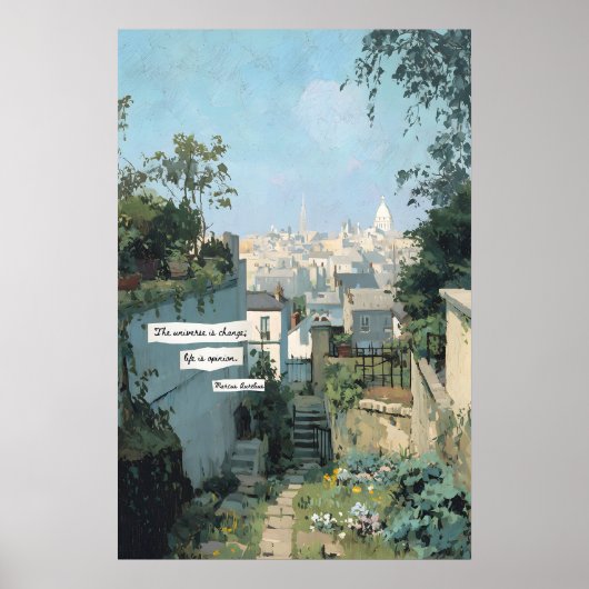 Paris Garden View Poster City Rooftops, Stoic (Vorne)