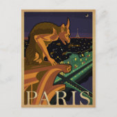 Paris - Gargoile Postkarte (Vorderseite)