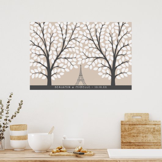 Paris Gästebuch - 250 Unterschriften (Küche)