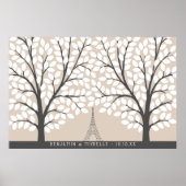 Paris Gästebuch - 250 Unterschriften (Vorne)