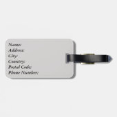 Paris Gepäckanhänger (Rückseite horizontal)