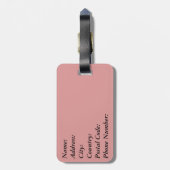 Paris Gepäckanhänger (Rückseite vertikal)