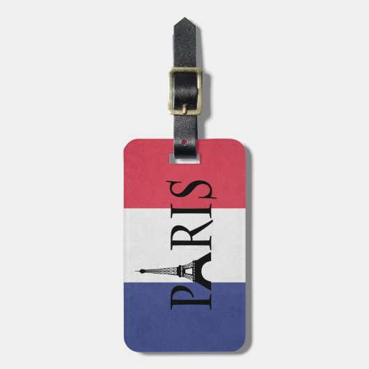 Paris Gepäckanhänger (Vorderseite vertikal)
