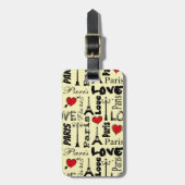 Paris Gepäckanhänger (Vorderseite vertikal)