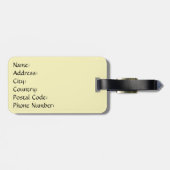 Paris Gepäckanhänger (Rückseite horizontal)