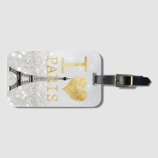 Paris Gepäckanhänger (Vorderseite (Horizontal))