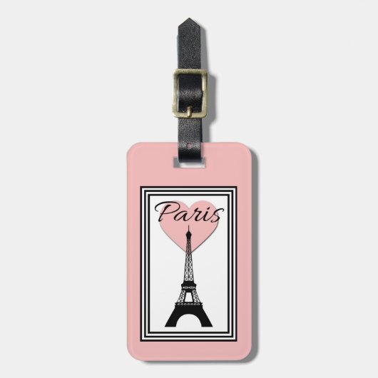 Paris Gepäckanhänger (Vorderseite vertikal)
