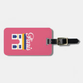 Paris Gepäcktag Gepäckanhänger (Vorderseite horizontal)