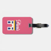 Paris Gepäcktag Gepäckanhänger (Rückseite horizontal)