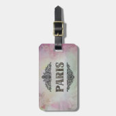 Paris Gepäcktag Gepäckanhänger (Vorderseite vertikal)