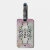 Paris Gepäcktag Gepäckanhänger (Rückseite vertikal)