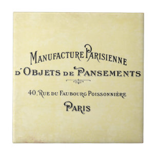 Paris-Geschäftskarte Fliese
