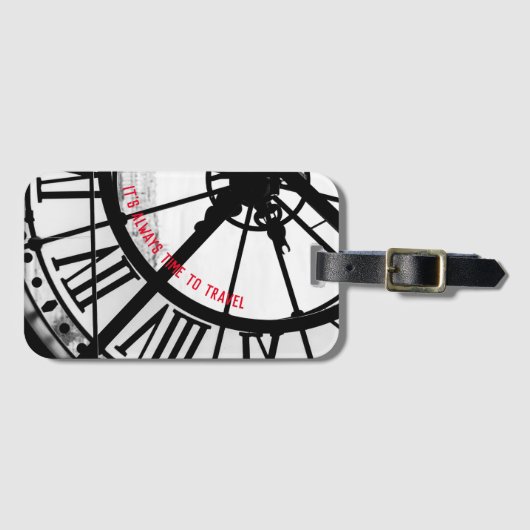 Paris Geschenk mit französischem Foto Gepäckanhänger (Vorderseite (Horizontal))