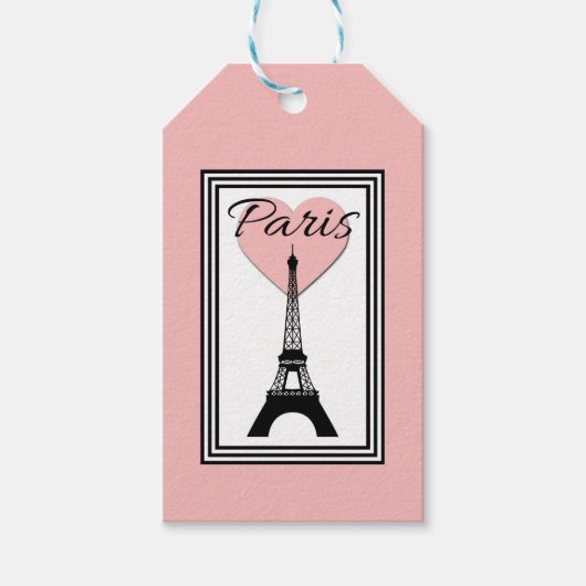 Paris Geschenkanhänger (Vorderseite)