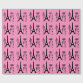 Paris Geschenkpapier (Flach)