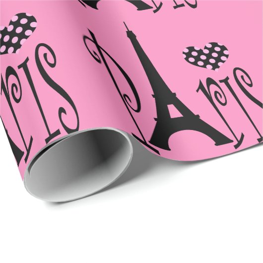 Paris Geschenkpapier (Rolleneckpunkt)