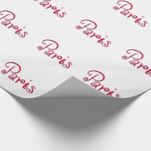 Paris Geschenkpapier (Ecke)