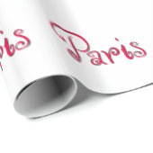 Paris Geschenkpapier (Rolleneckpunkt)