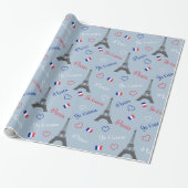 Paris Geschenkpapier (Ungerollt)