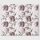 Paris Geschenkpapier (Flach)