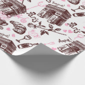 Paris Geschenkpapier (Ecke)