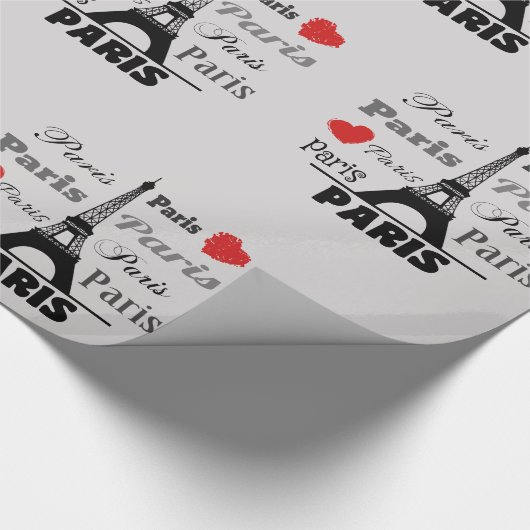 Paris Geschenkpapier (Ecke)